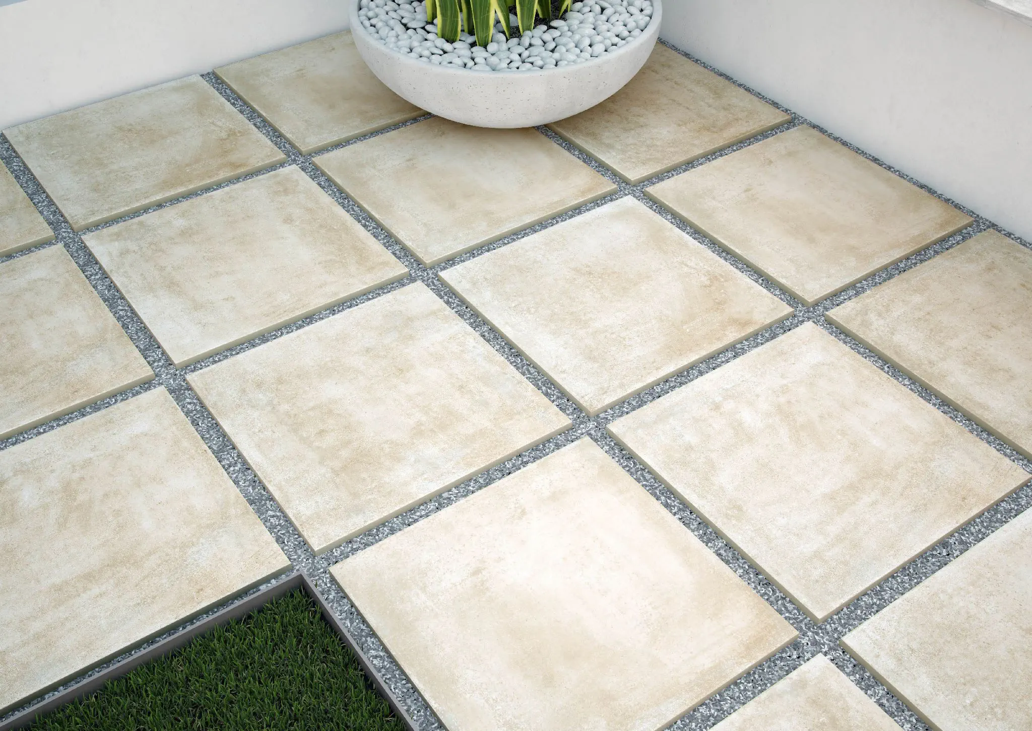 Carrelage imitation pierre Exteriora 60x60 cm 2