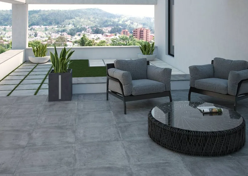 Carrelage imitation pierre Exteriora 60x60 cm 2