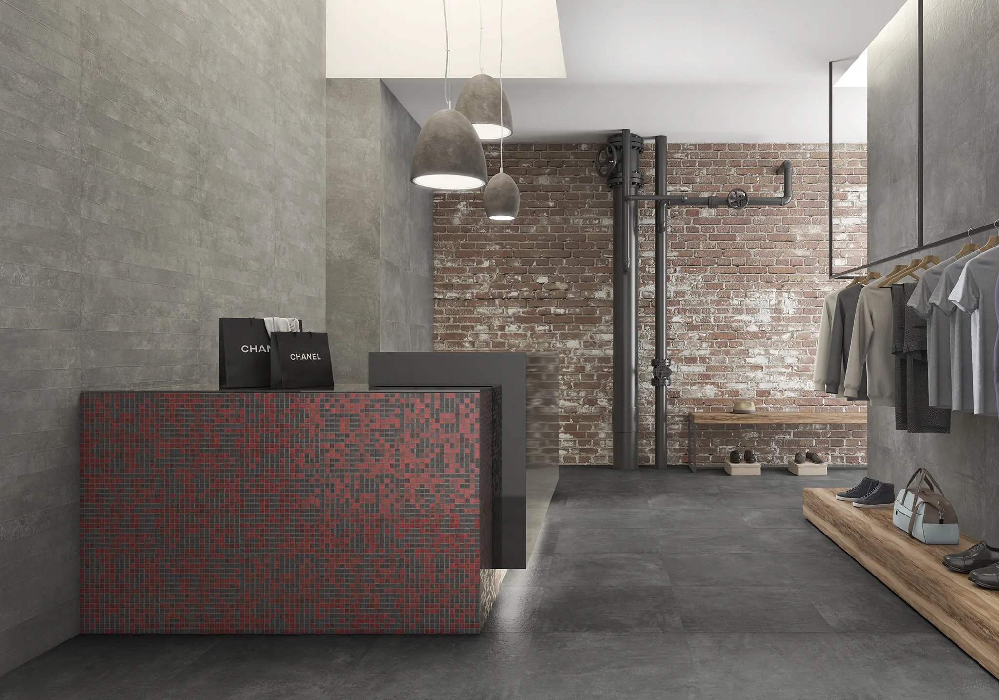 Carrelage imitation pierre Toulosa 2