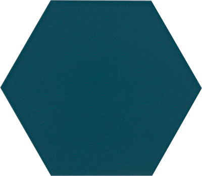Carrelage Hexagonal Maril 14x16 cm - Bleu