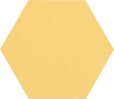 Carrelage Hexagonal Maril 14x16 cm - Jaune