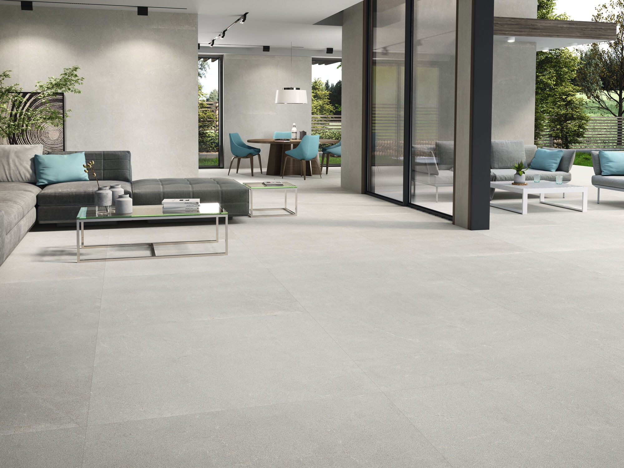 Carrelage imitation pierre Exti antiderapant R11 60x90 cm 2