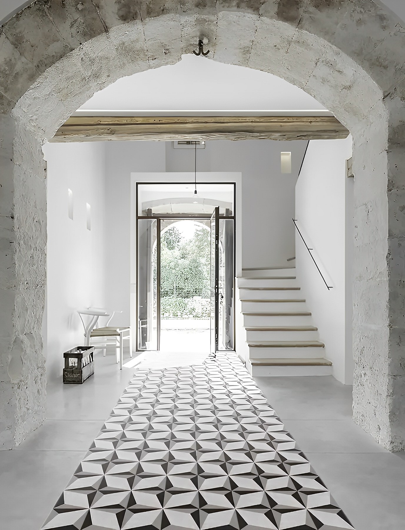 Carrelage Carreaux de ciment Geo motif  20x20 cm 2
