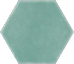 Carrelage hexagonal Nordic 15x17 cm - Vert