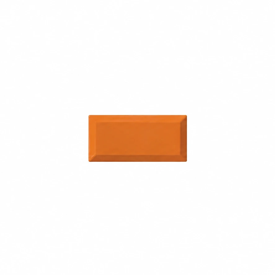 Carrelage carreaux métro Piraci - 7.5X15 - Orange brillant