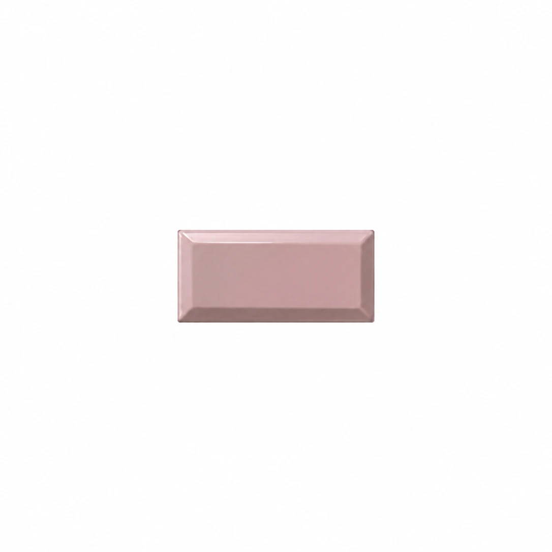Carrelage carreaux métro Piraci - 7.5X15 - Rose brillant
