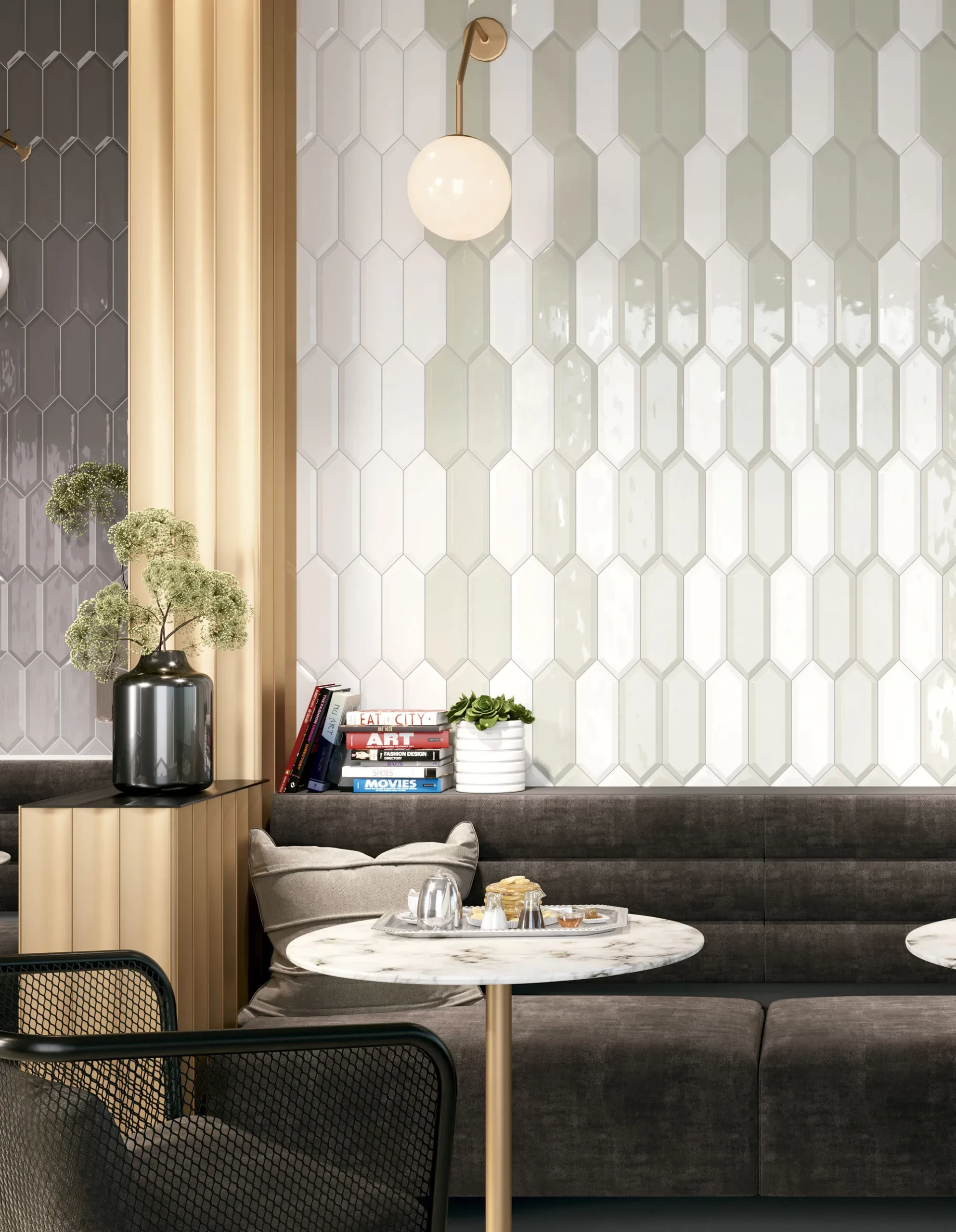 Carrelage hexagonal Plato 10x30 cm 2