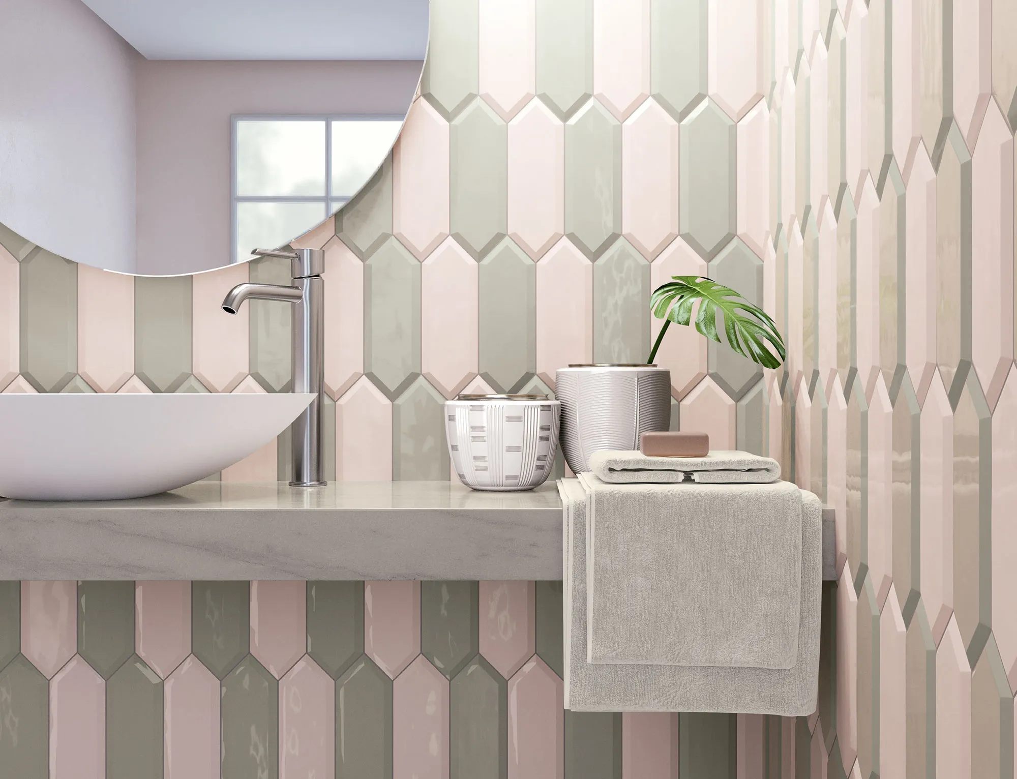 Carrelage hexagonal Plato 10x30 cm 2