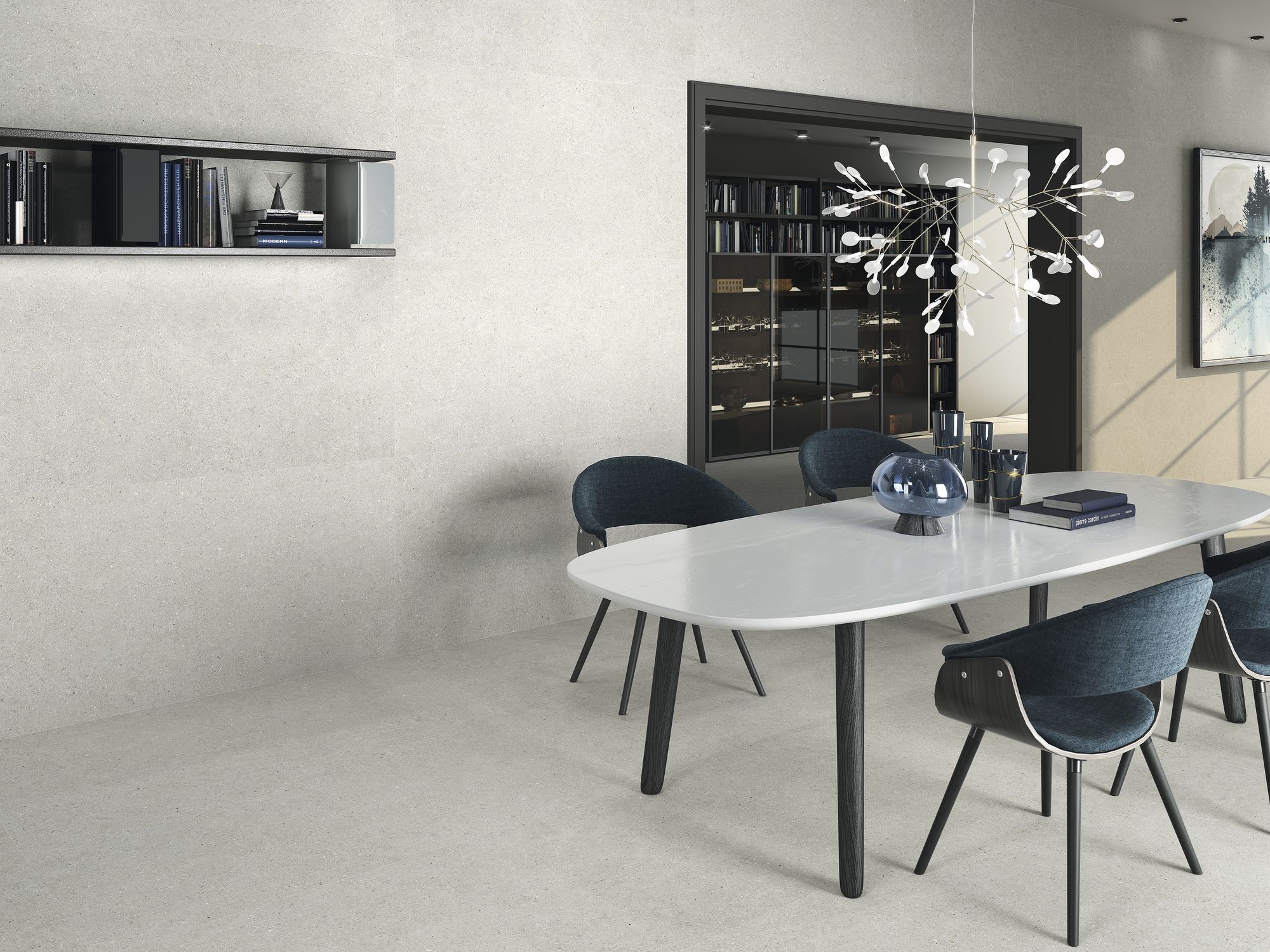 Carrelage Aspect béton  Bruch gris antiderapant R-11 2
