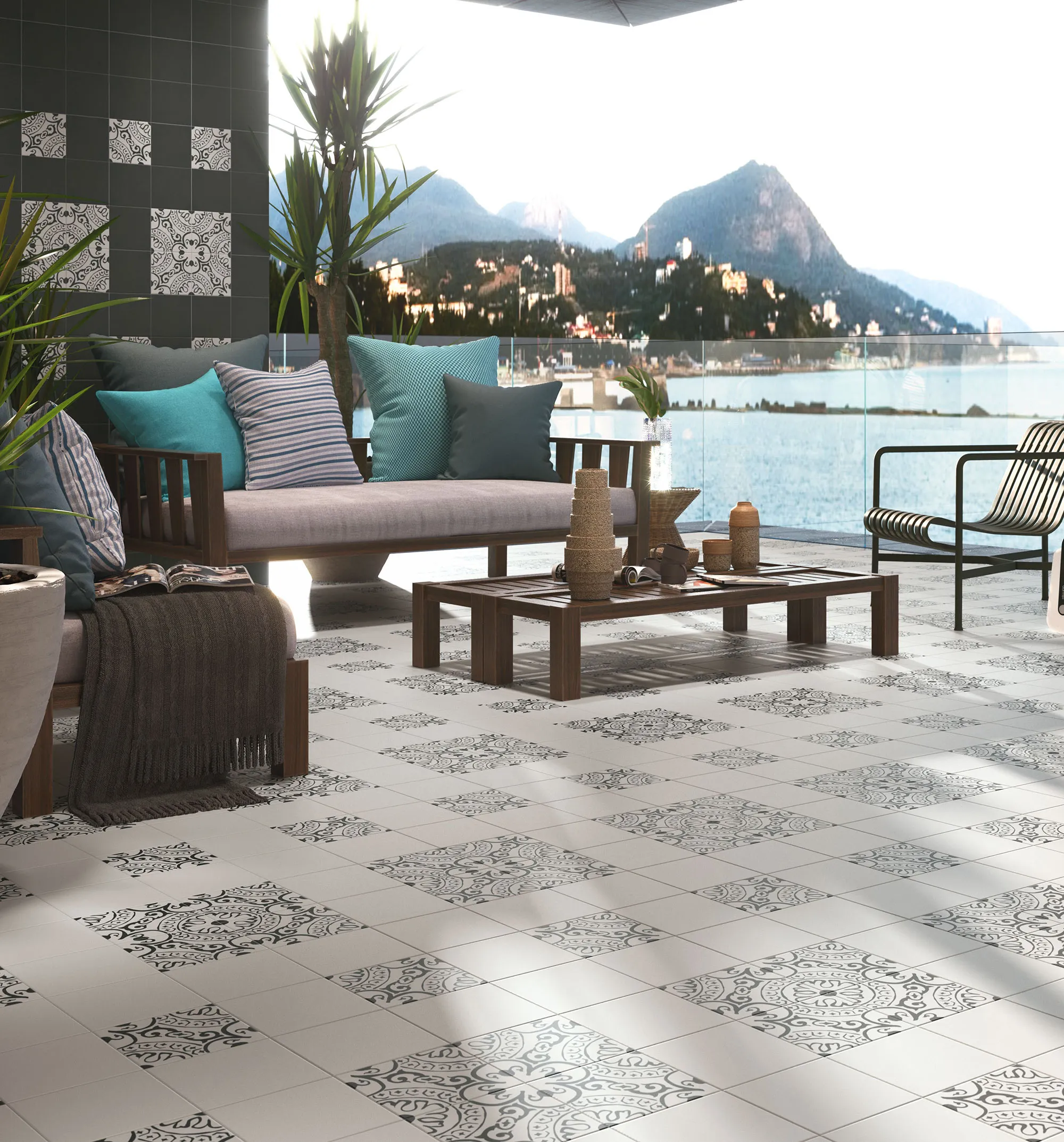 Carrelage carreaux de ciment Villa 20x20 cm 3