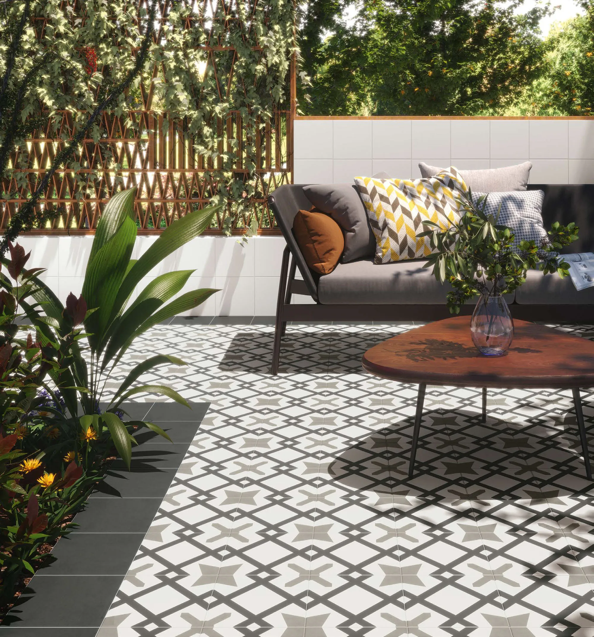 Carrelage carreaux de ciment Villa 20x20 cm 3