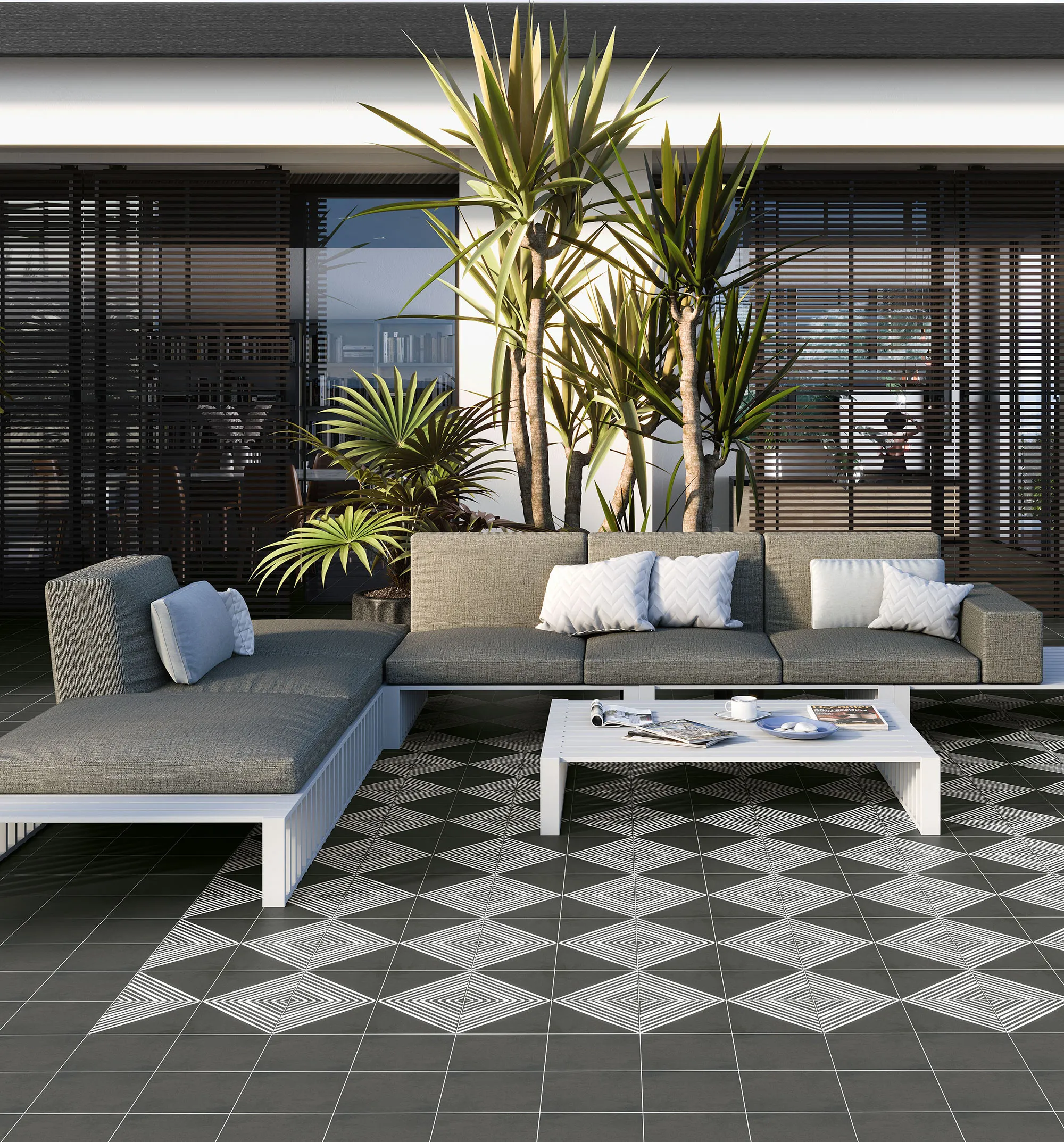 Carrelage carreaux de ciment Villa 20x20 cm 3