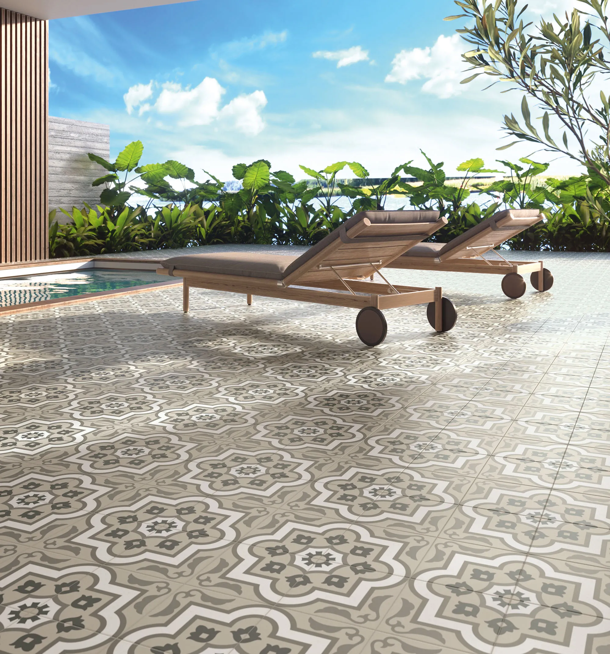 Carrelage carreaux de ciment Villa 20x20 cm 3