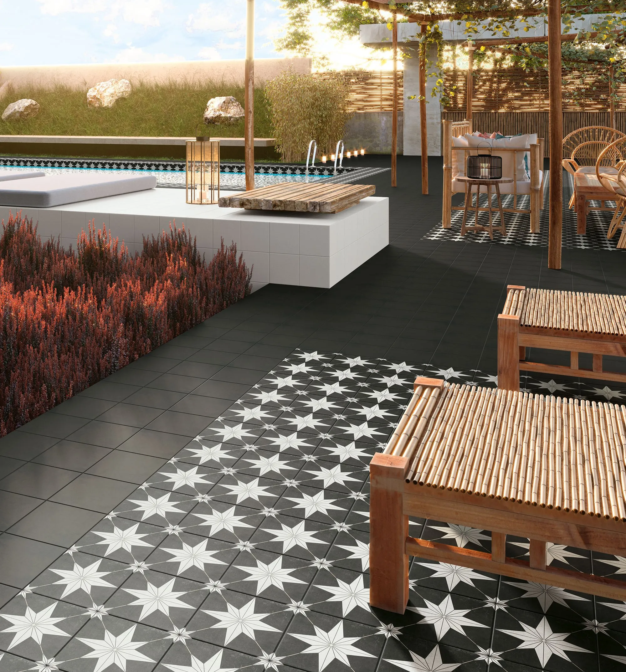 Carrelage carreaux de ciment Villa 20x20 cm 3