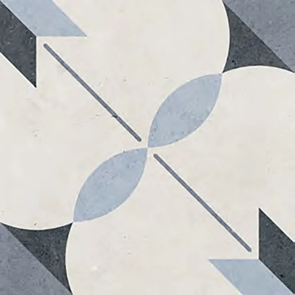 Carrelage carreaux de ciment Cimento 20x20 cm - Motif Raffinato