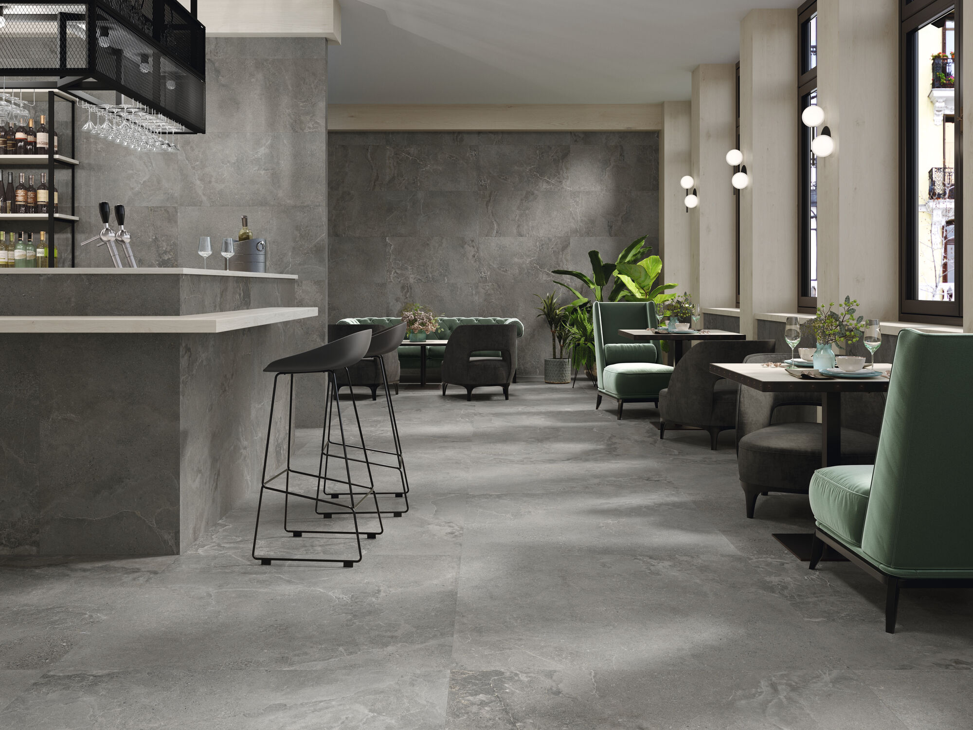 Carrelage Imitation pierre Stone 60x60 cm 2