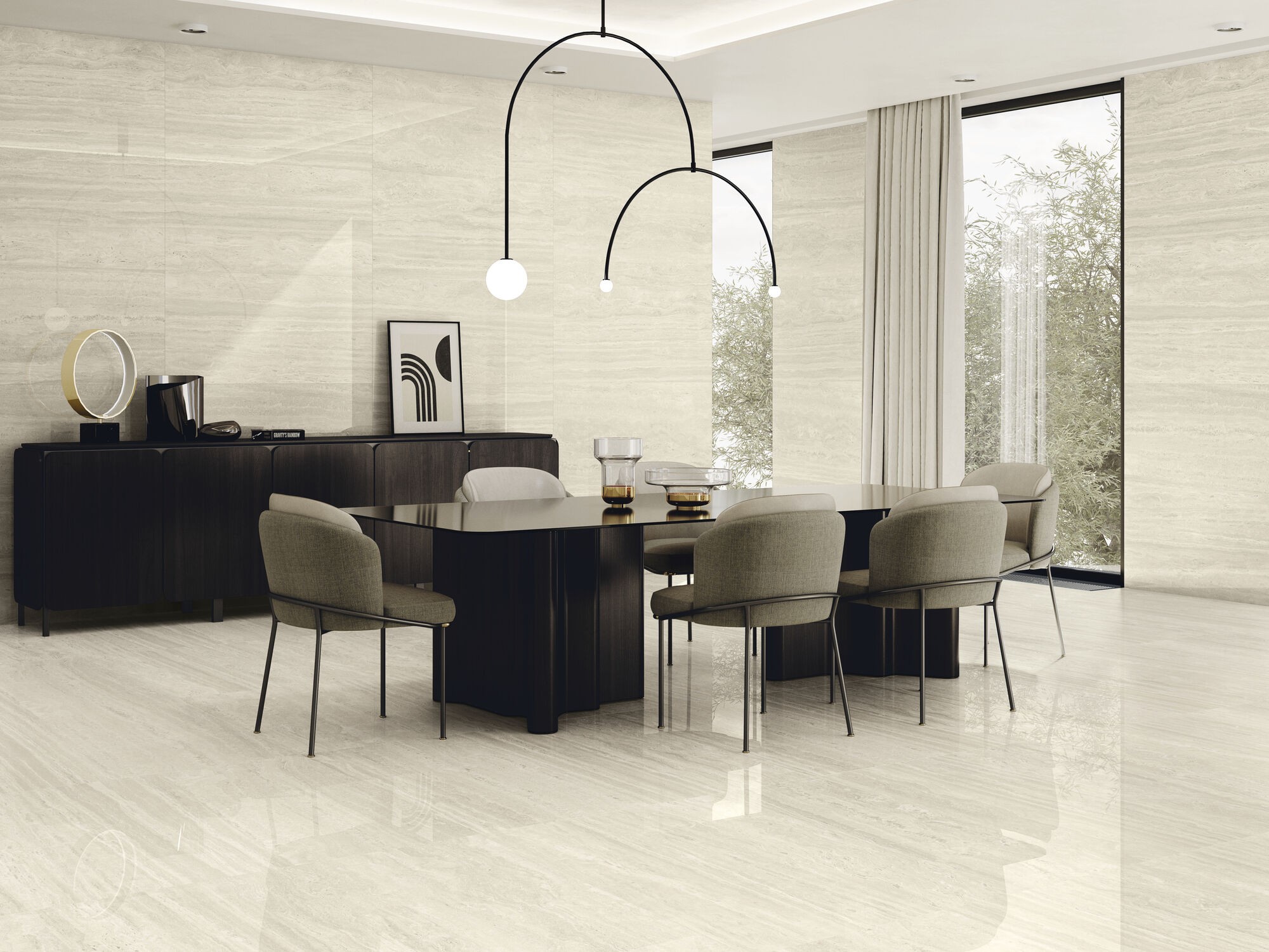 Carrelage aspect marbre Roma 60x120 cm 2