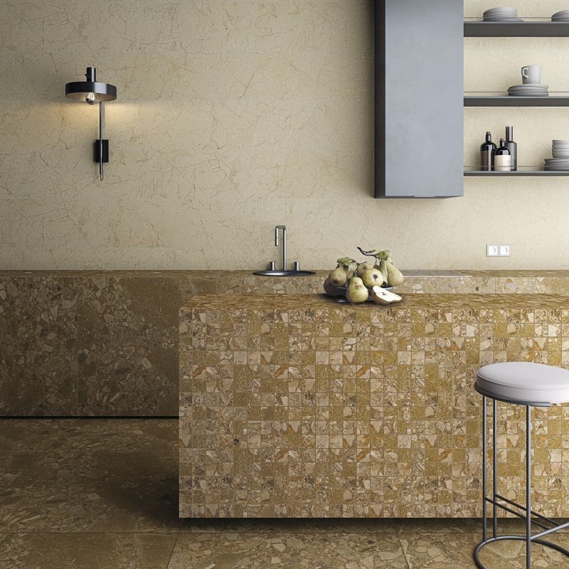 Carrelage Imitation Pierre Crema 60x60 3