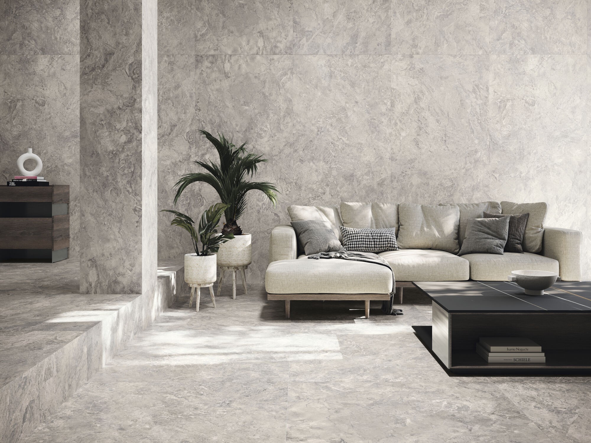 Carrelage imitation pierre Masca antiderapant 60x120 cm 2