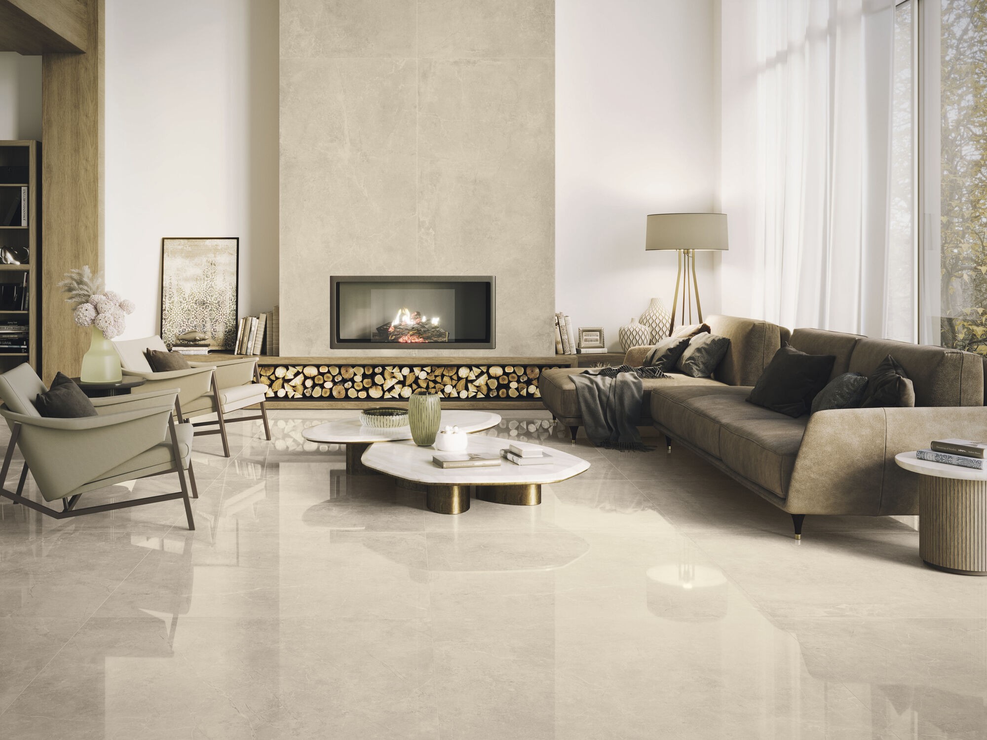 Carrelage imitation pierre Cannes 60X120 3