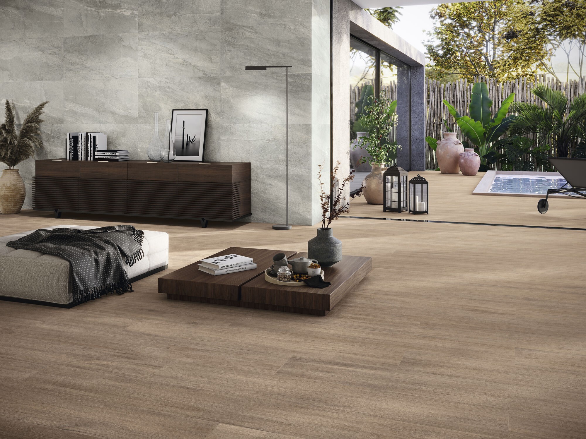 Carrelage imitation parquet Civita 20x120 cm 2