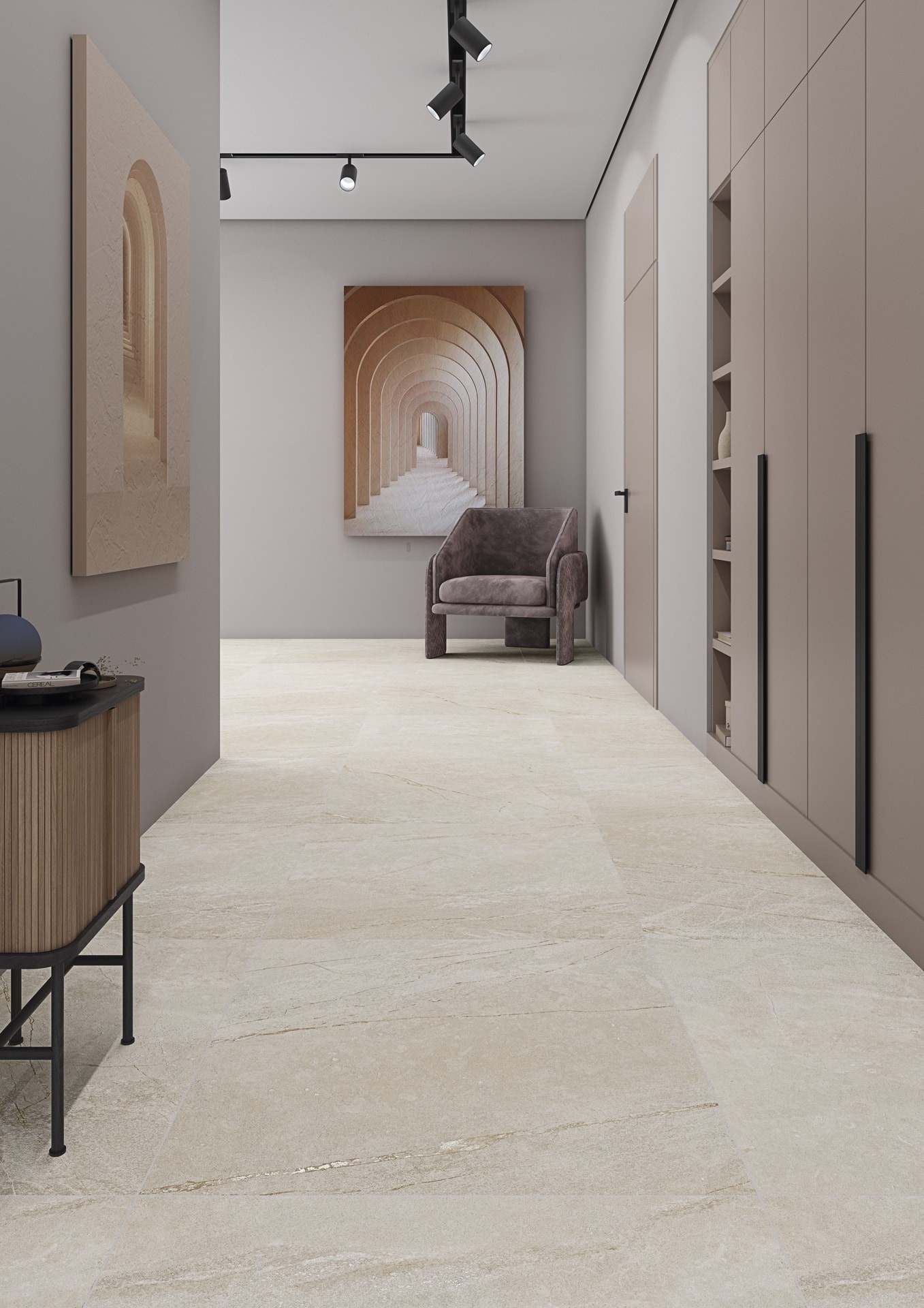 Carrelage imitation pierre Bestana 60x120 cm 2