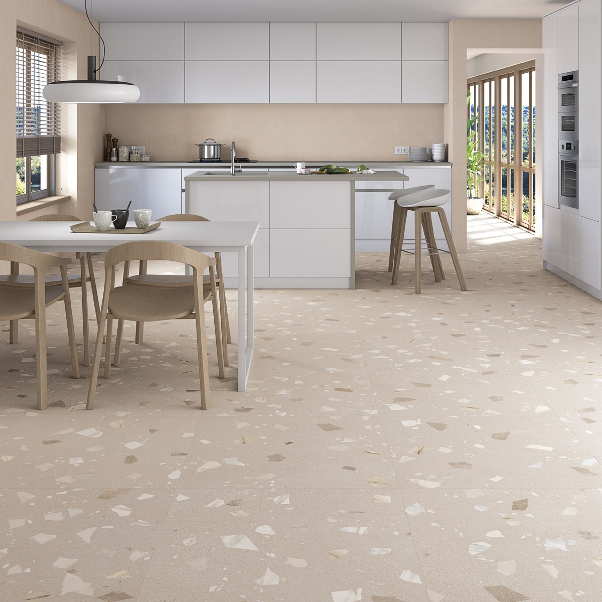 Carrelage imitation pierre Pragua gris  60x60 cm 2