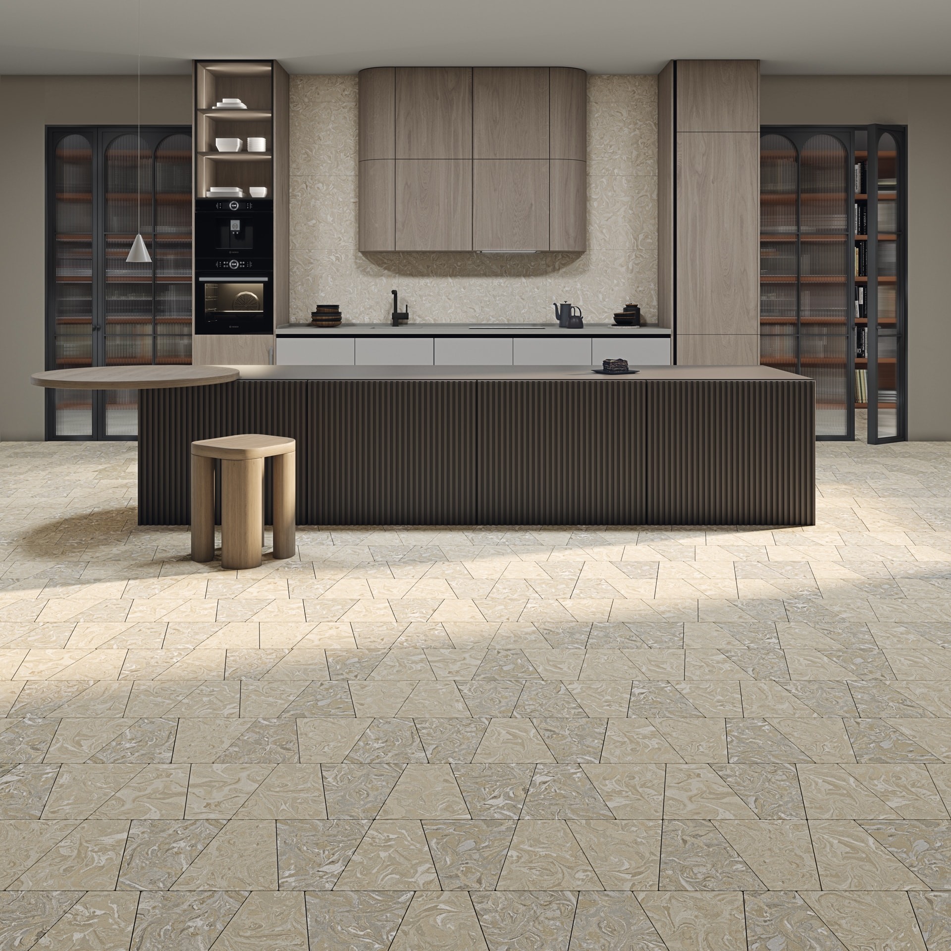 Carrelage Aspect béton Rems  60x120 cm 2