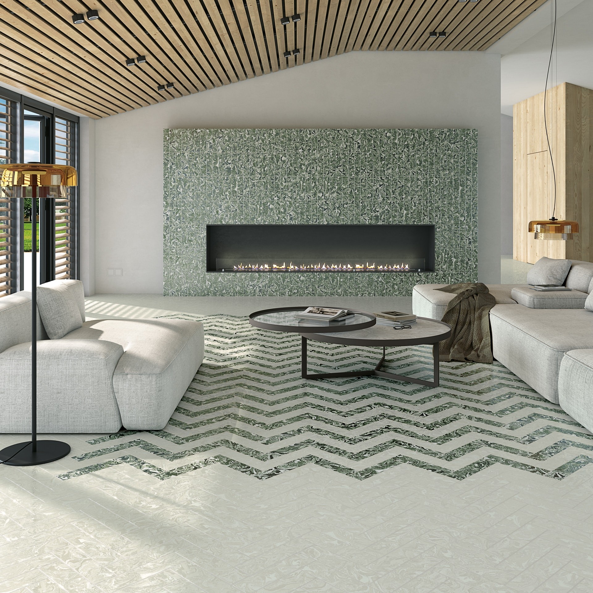 Carrelage Aspect béton Rems  60x120 cm 2