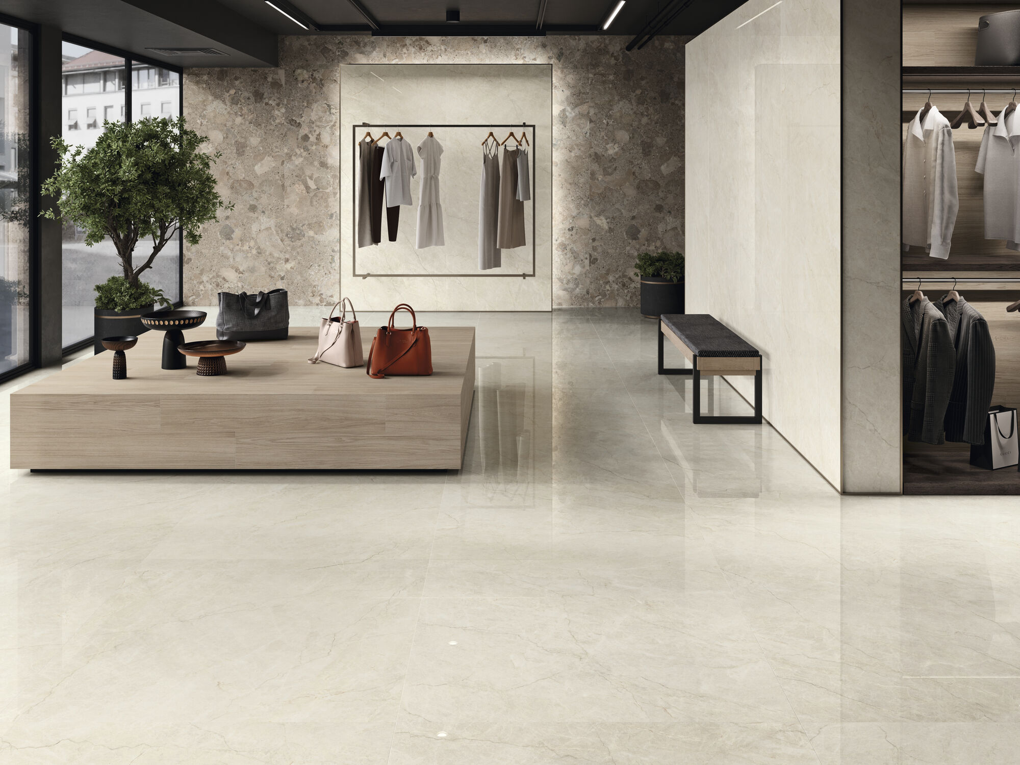 Carrelage imitation pierre Bellagio 60x120 cm 2