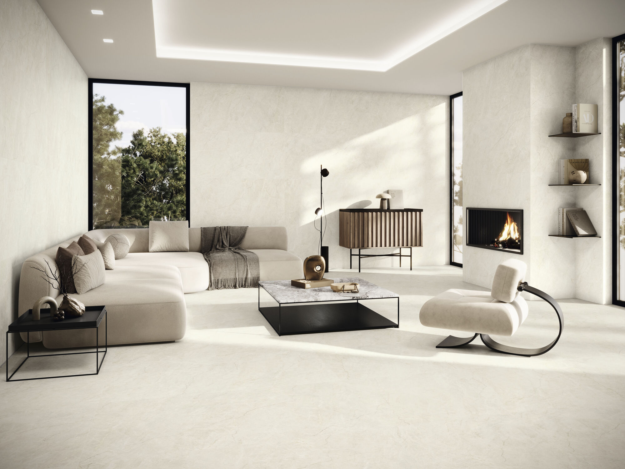 Carrelage imitation pierre Bellagio 60x120 cm 2