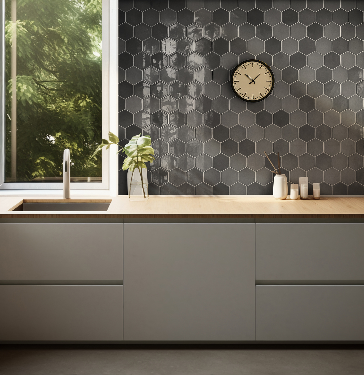 Carrelage Hexagonal Lond-hex 29x25 cm 2