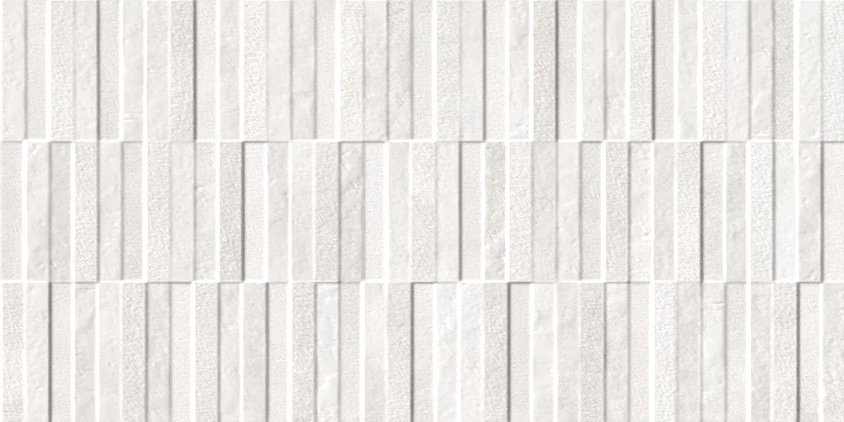 Carrelage Aspect béton roza - 60x60 - Blanc motif