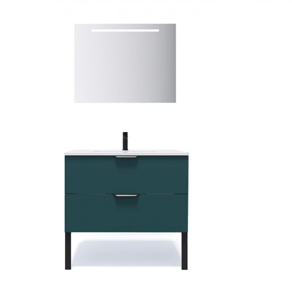 Meuble de salle de bain Elégance 60 cm - Intégrée - Tropical - 2