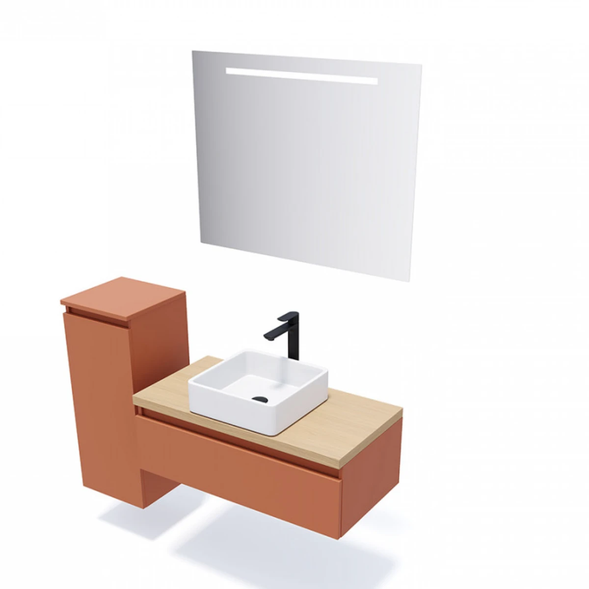 Meuble de salle de bain Vicenza 90cm 2