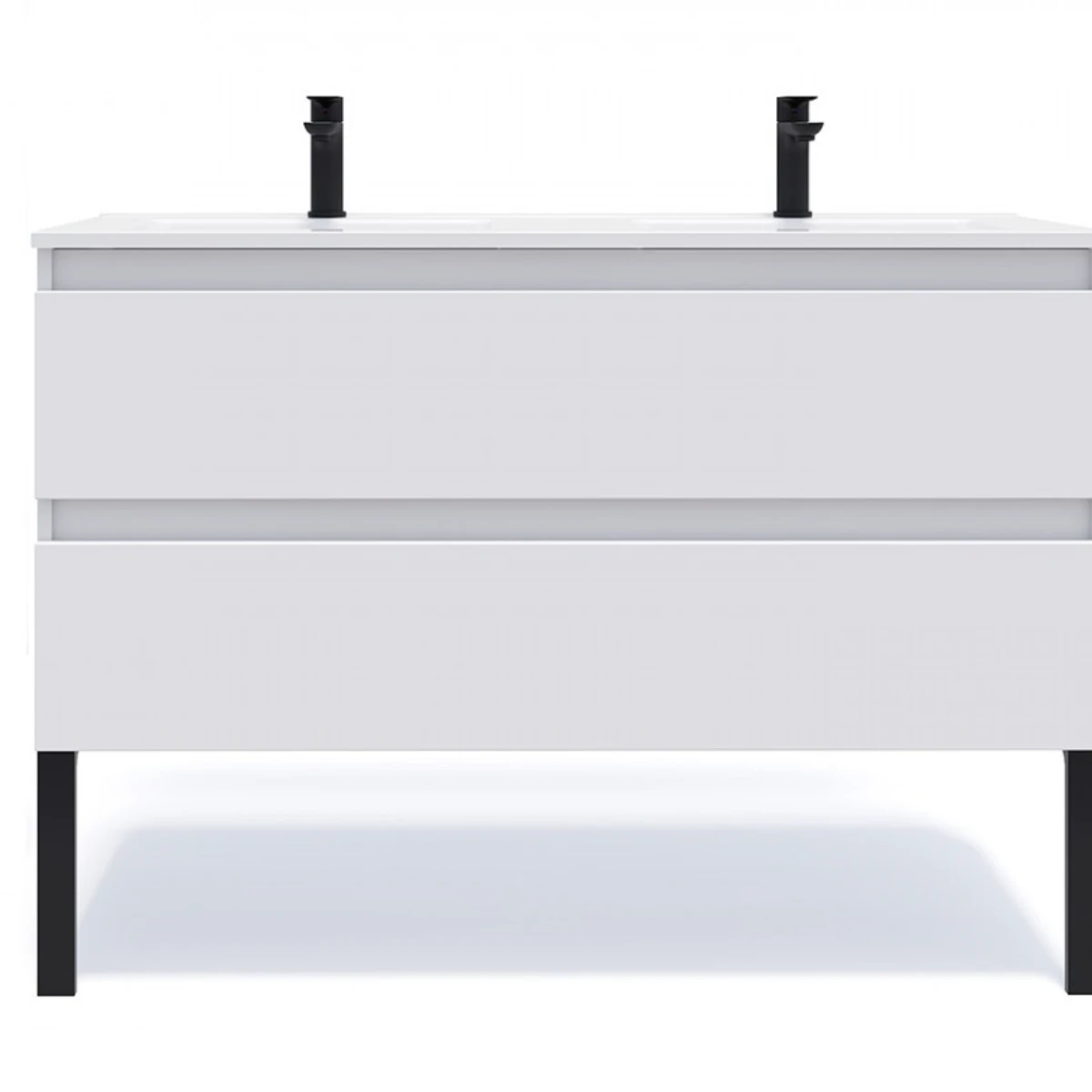 Meuble de salle de bain Vicenza 120cm - Intégrée - Blanc - 2