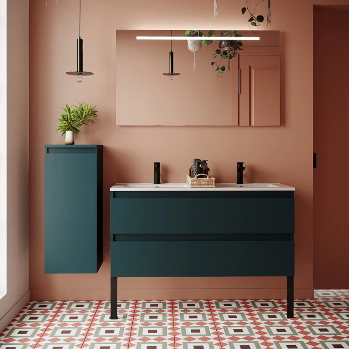 Meuble de salle de bain Vicenza 120cm - Intégrée - Tropical - 2
