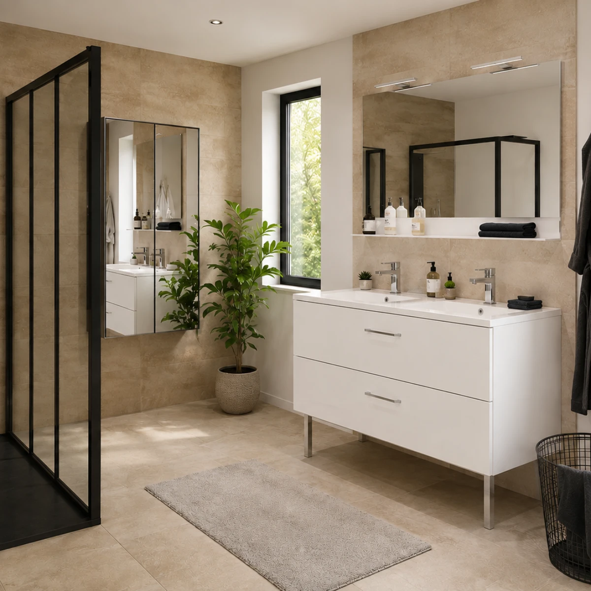 Meuble de salle de bain London 120cm