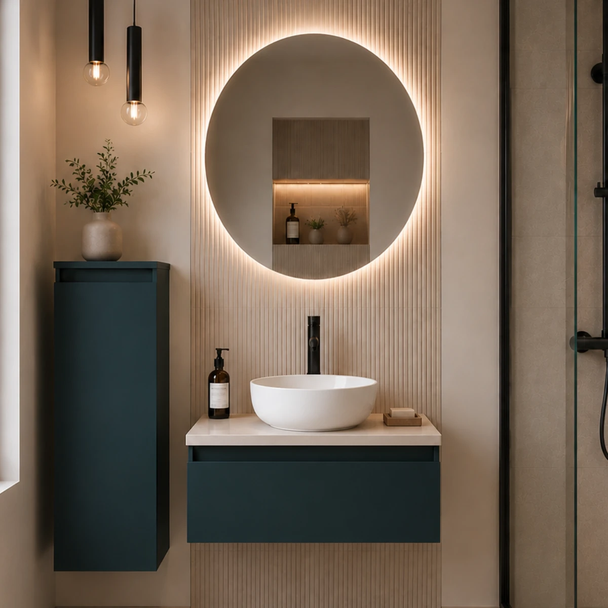 Meuble de salle de bain Vicenza 60cm - Posée - Tropical - 1