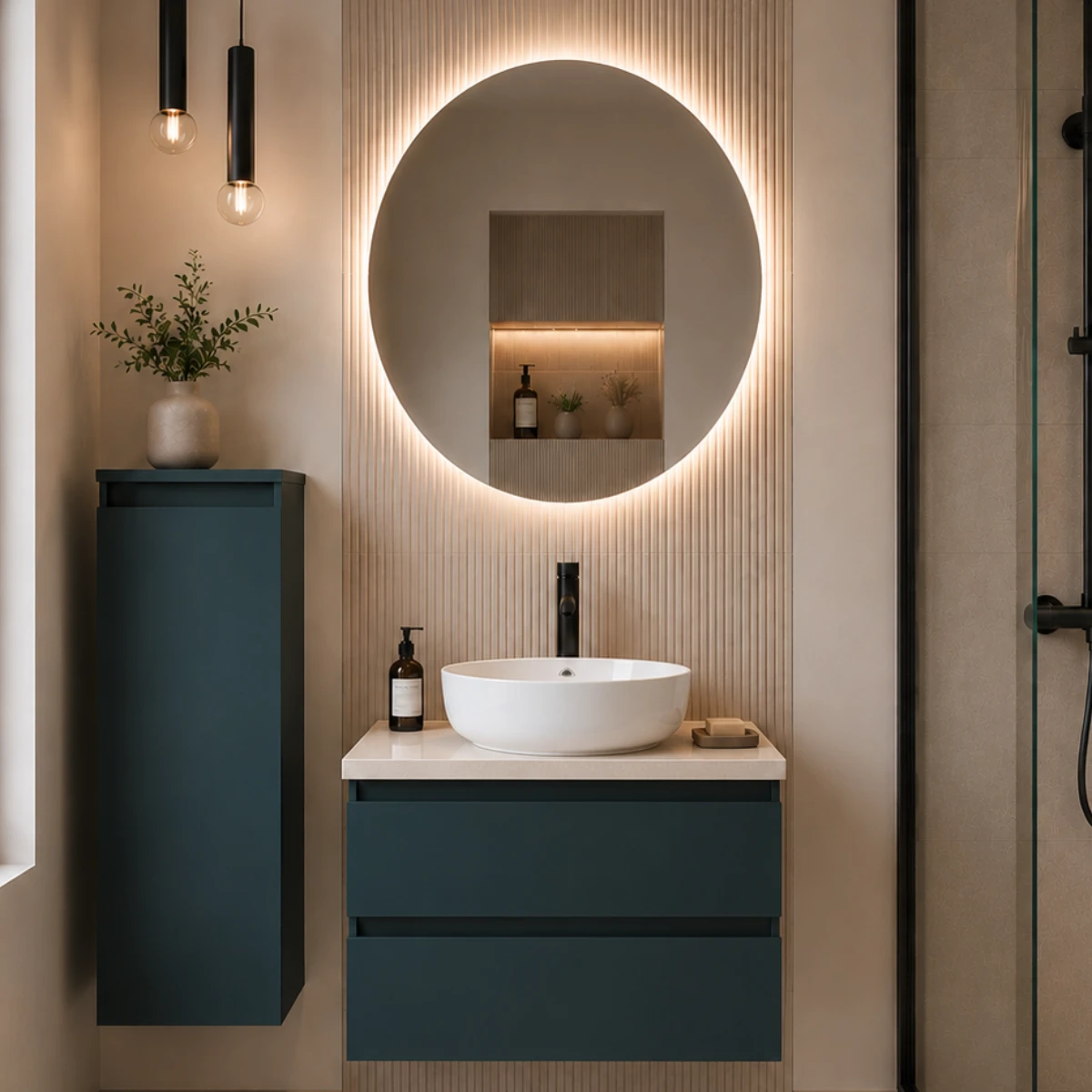 Meuble de salle de bain Vicenza 60cm - Posée - Tropical - 2