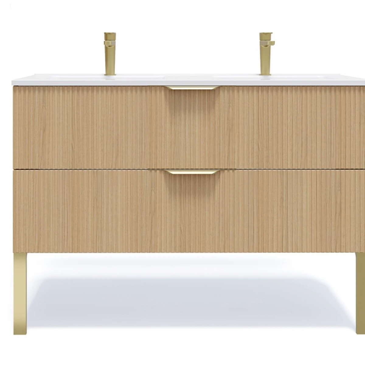 Meuble de salle de bain Elégance 120cm - Intégrée - Cannelet - 2