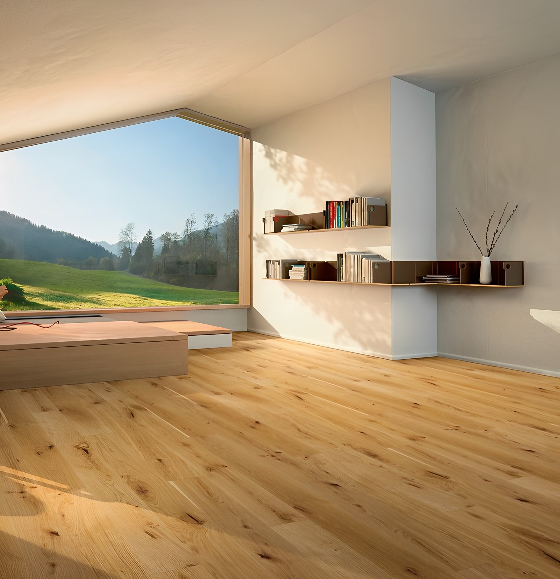 Parquet Contrecollé Vernis Chêne 220x18.5 cm 2