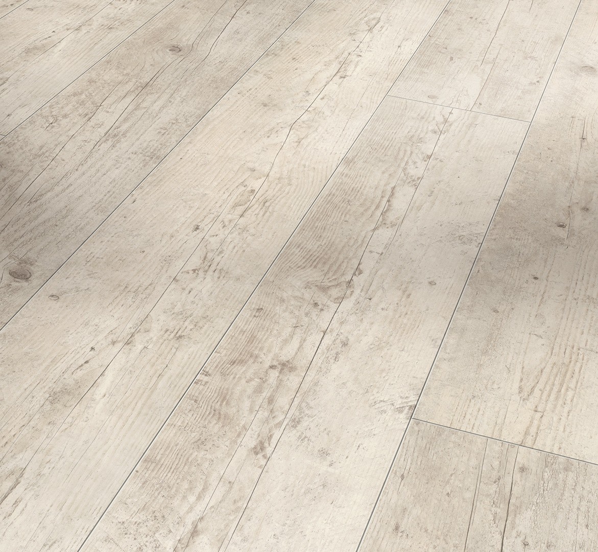 Parquet Stratifié Chêne Blanc Vieilli 220x24.3 cm