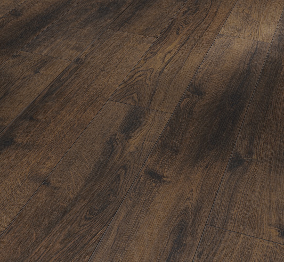 Parquet Stratifié Chêne.Fumé 128.5x19.4 cm