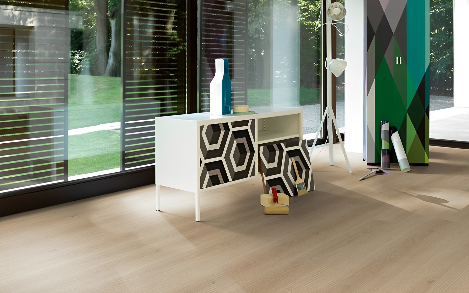 Parquet Stratifié naturelle Chêne.Naturel 220x24.3 cm 2
