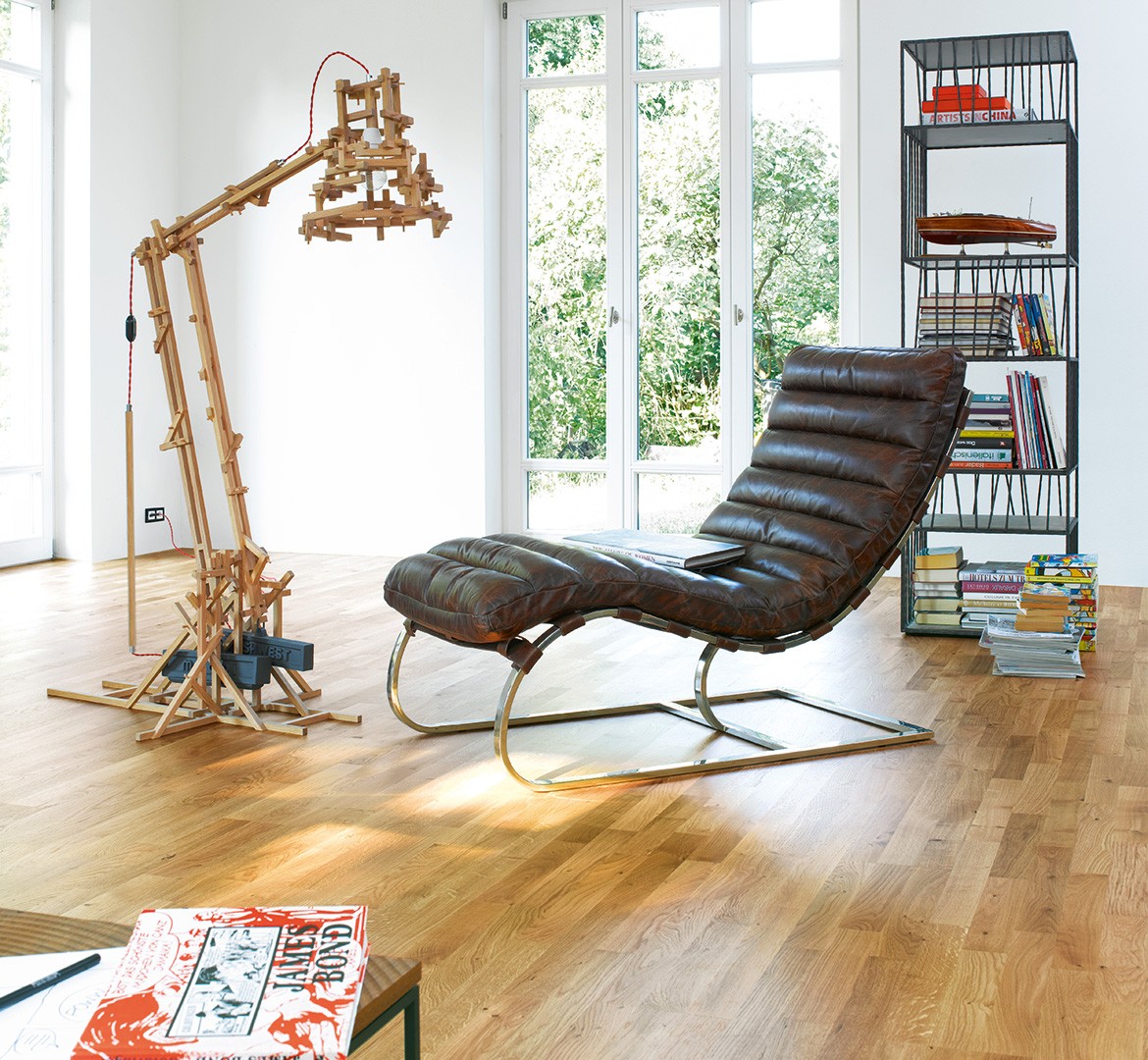 Parquet Contrecollé Vernis Chêne 220x18.5 cm 2