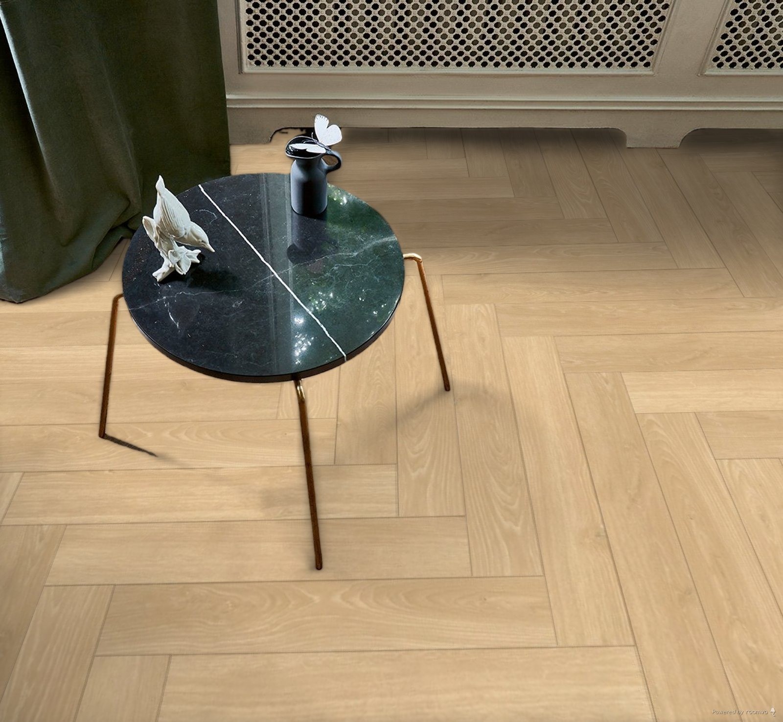 Parquet Stratifié naturelle Chêne Naturel Valence 85.8x14.3 cm 2