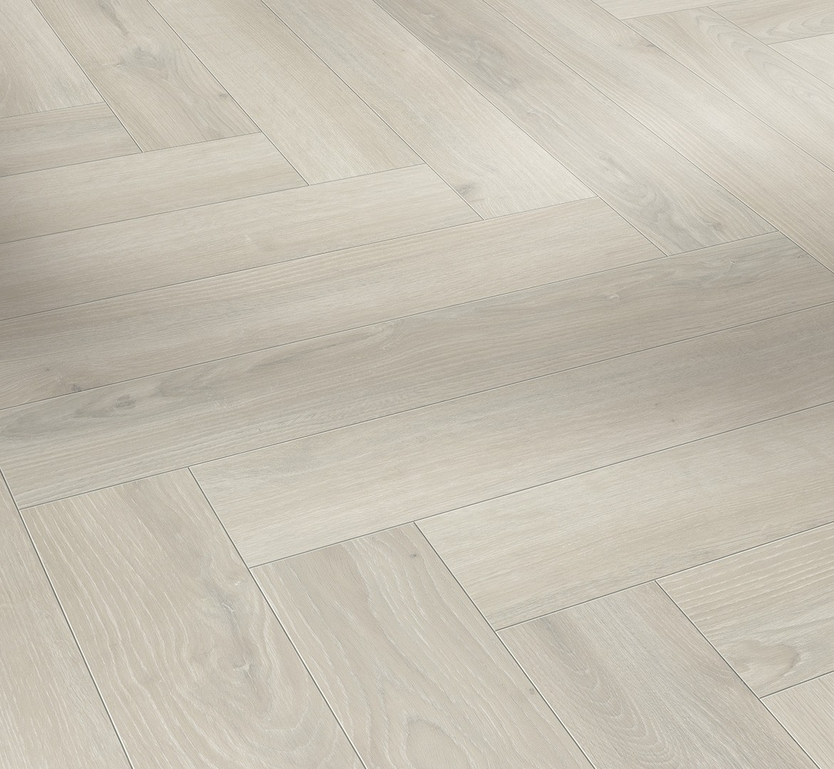 Parquet Stratifié naturelle Chêne.Blanc 85.8x14.3 cm