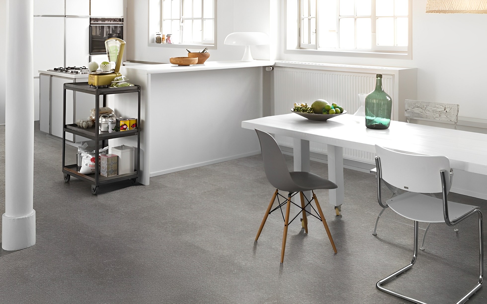 Parquet Stratifié Gris Granit 85.3x40 cm 2