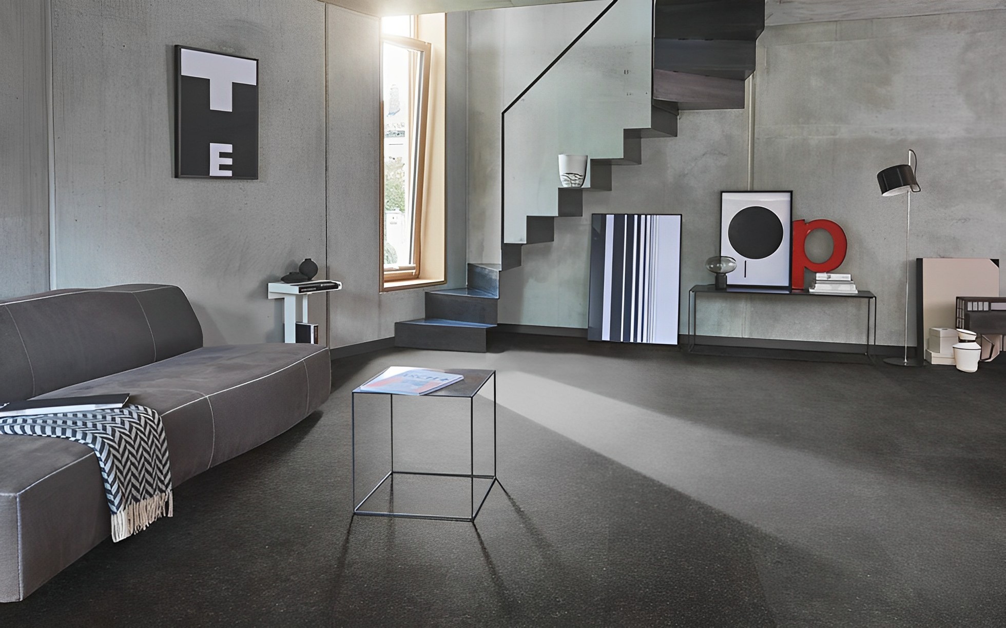 Parquet Stratifié Gris Anthracite 85.3x40 cm 2